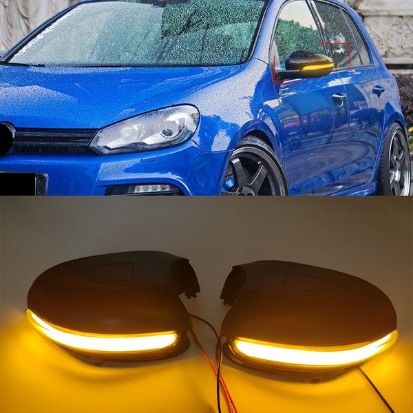

1set dynamic blinker side mirror indicator led turn signal light touran tuning for volkswagen golf mk6 gti 6 r line vi r20