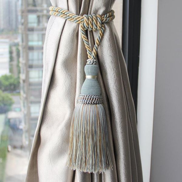 

other home decor 1pc polyester tassel tiebacks curtain holder handmade for decoration rope hanging balls livingroom accessori