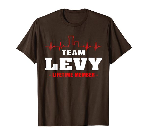 

team levy lifetime member shirt surname, last name gift t-shirt, White;black