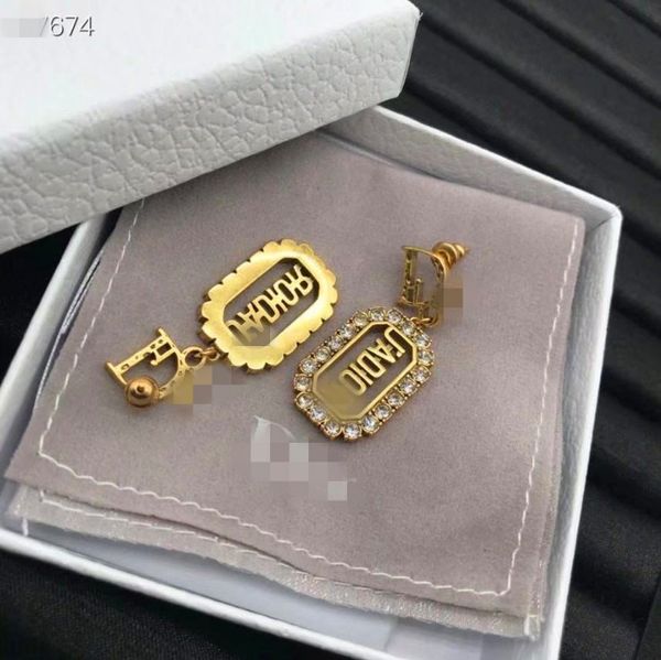 

fine accessories high version trend letter earrings sw5ph, Silver
