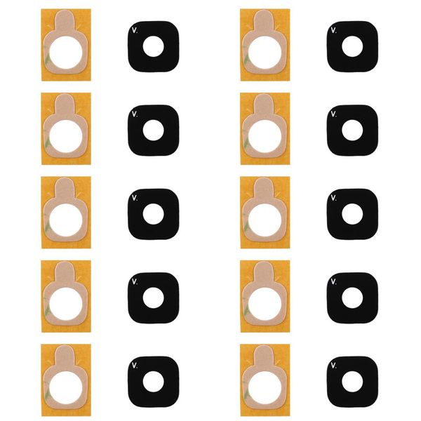 

10 pcs back camera lens cover with sticker for galaxy j3 j320