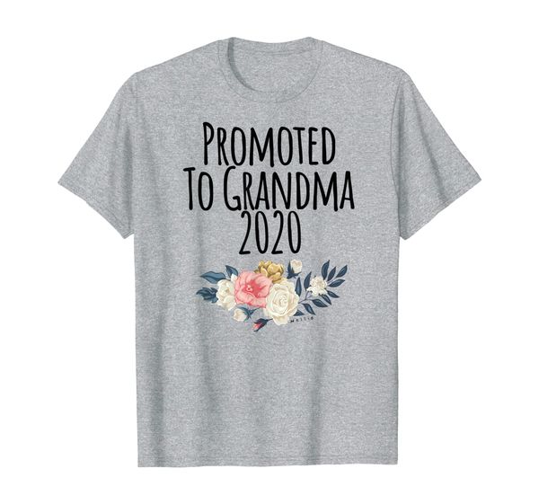 

promoted to grandma 2020, new baby announcement gigi mimi t-shirt, White;black