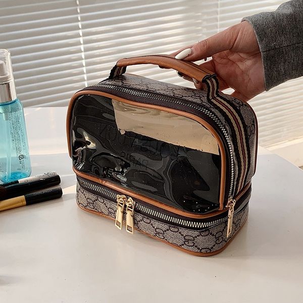 

2021 new portable storage bag women's waterproof cosmetic large capacity washing