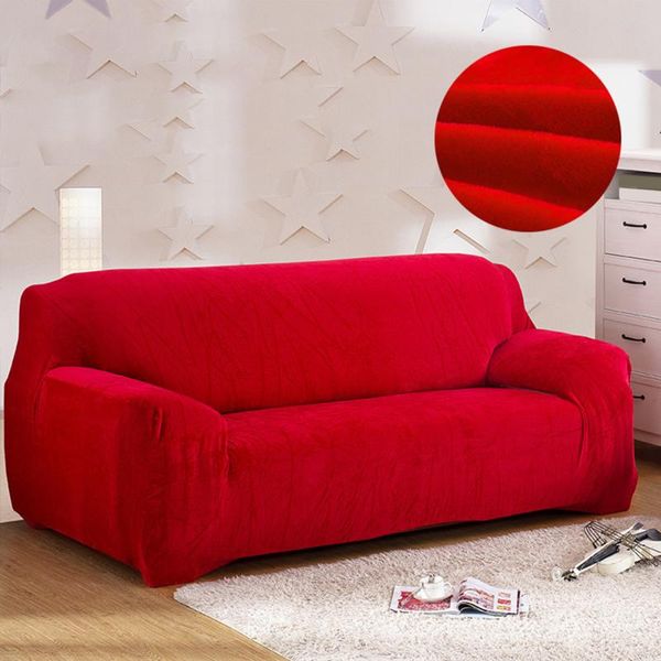 

chair covers velvet plush thicken sofa cover all-inclusive elastic sectional couch for living room chaise longue l shaped corner