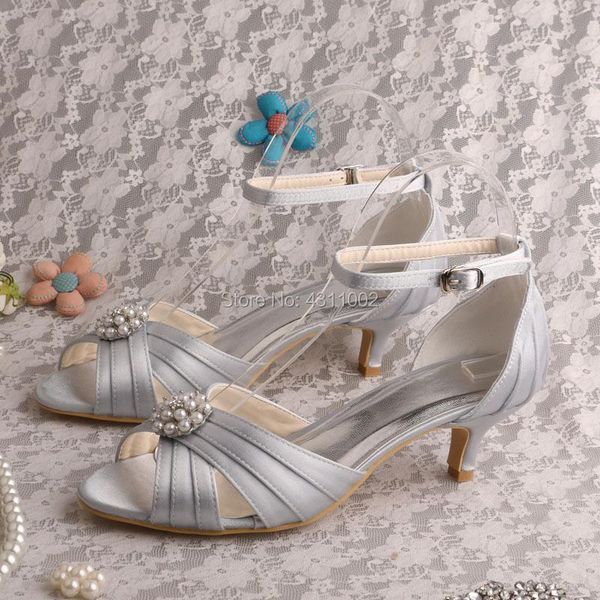 

dress shoes silver color women sandals fashion low heels for summer wedding, Black