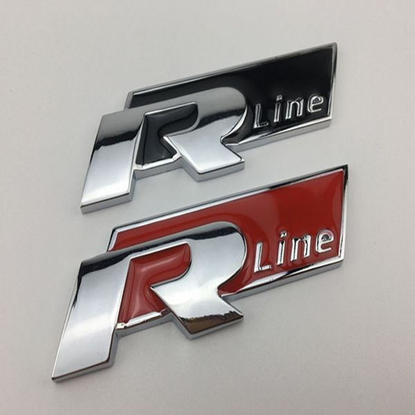 

metal car sticker rline is suitable for volkswagen sports golf 6/cc