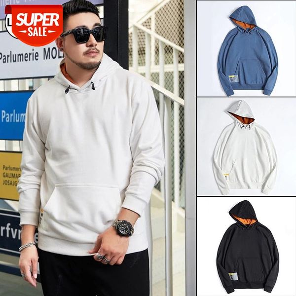 

autumn spring 2020 hoodie sweatshirt mens hip hop punk pullover streetwear casual fashion clothes plus asian size -5xl 6xl 7xl #lq2r, Black