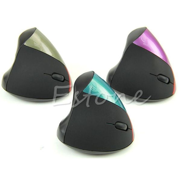

mice ergonomic design 1600 dpi wireless usb vertical optical mouse for computer pc