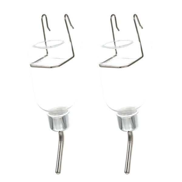 

garden decorations 2 pcs pet dog drinking hanging water bottle fountains