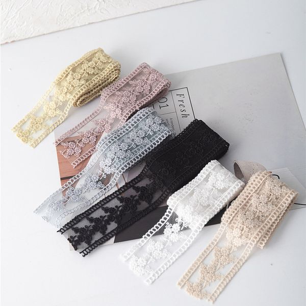 

15 yard embroidered flower sewing lace edge trim ribbon diy vintage trimmings edging fabric applique craft party clothes sewing supply bowkn