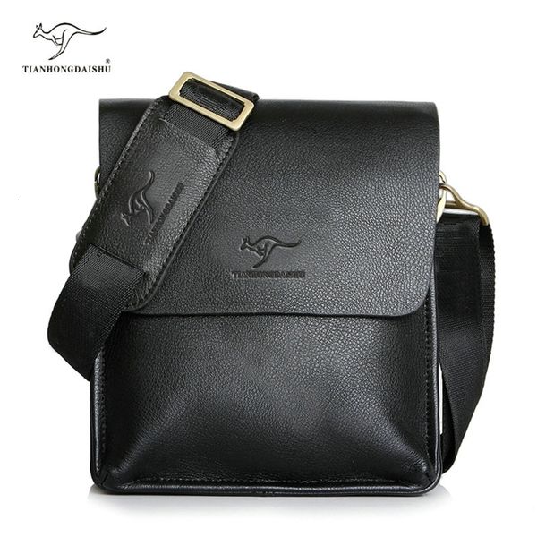 

tianhong daishu leather men's bag, 2019 bag, leisure business bag