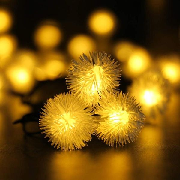 

led strings snowball led 20led 5m christmas light /wedding/party decoration string lights ac110v/220v outdoor waterproof