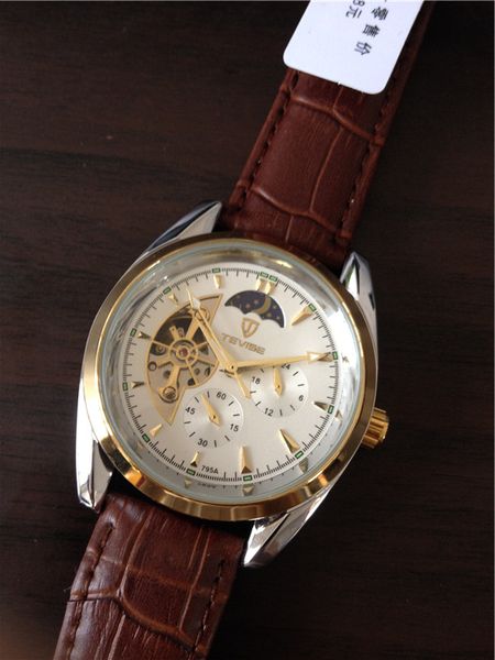 Orologi da uomo più venduti, orologi da uomo scheletrati di alta qualità TEVISE TE33-3 spedizione gratuita