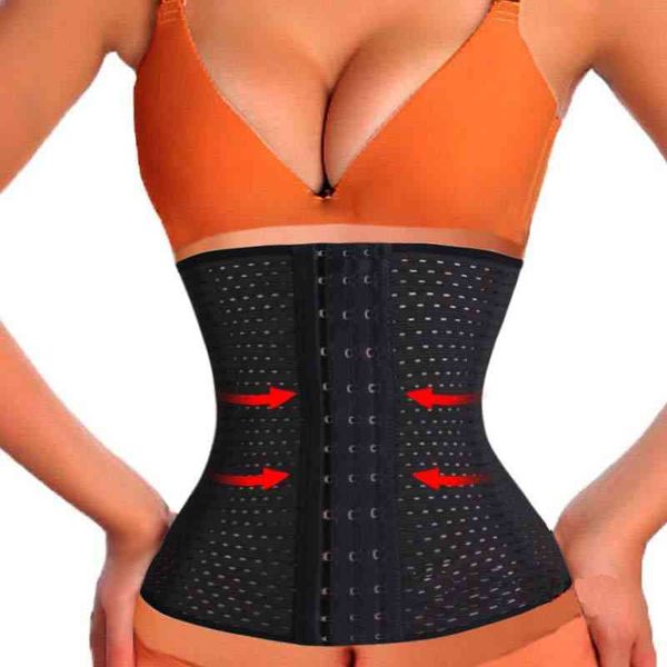 

waist cinchers ladies corset shaper band body building women postpartum belly slimming belt modeling strap shapewear, Red;black