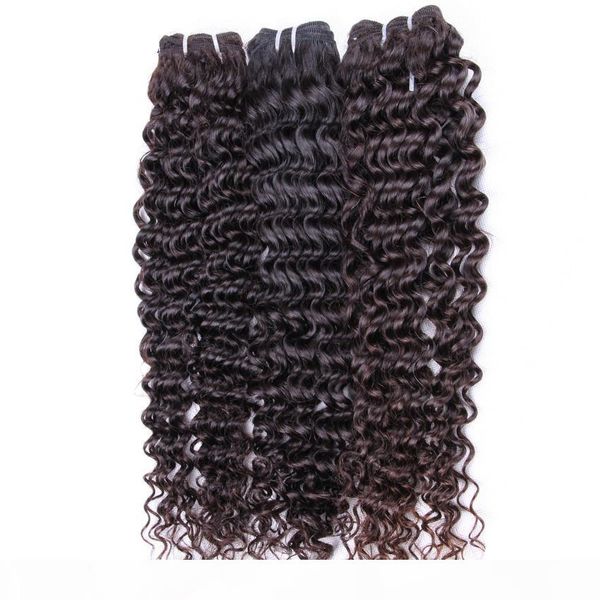 

brazilian virgin hair 613 blonde hair extension 10inch-30inch 4 bundles 50g piece deep curly weave human hair weft, Black