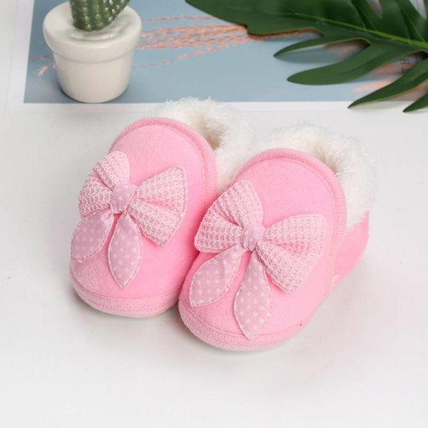 

first walkers winter warm padded thickened shoes 6-15m baby soft bottom boots casual