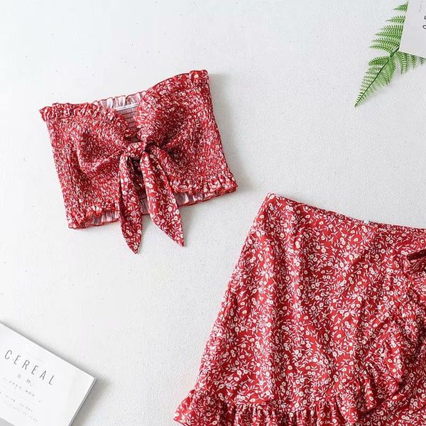 

2021 new design women skirt suit crop with and mini skirts suits streetwear summer woman beach fashion clothes, Gray