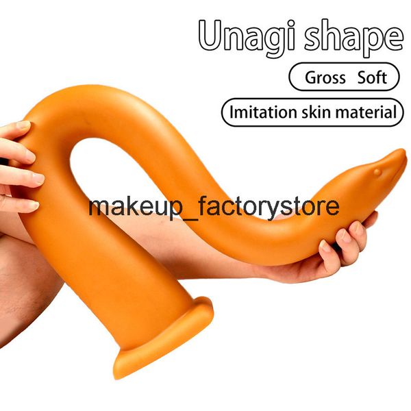 Massaggio Super Lungo Butt Plug In Silicone Anal Dildo Stimolazione Della Vagina Per Le Donne Plug Anale Massaggio Prostatico Butt Plug Ano Dilatatore giocattoli del sesso