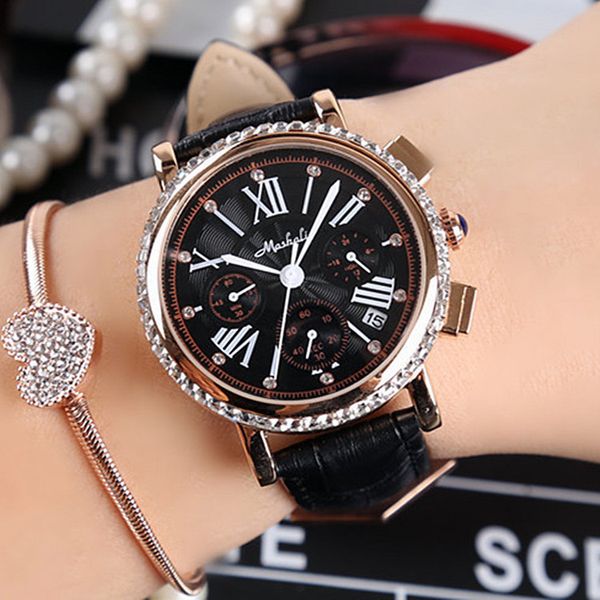 

watch martha li fashionable and exquisite women's, Slivery;brown