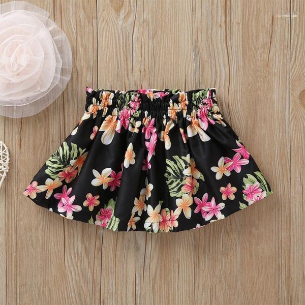 

skirts girls' short skirt printing fashion summer children's clothing1, Blue