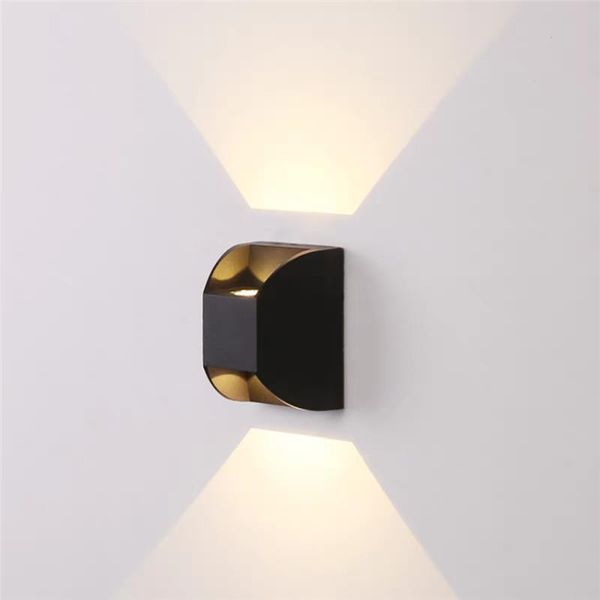 

outdoor wall lamps 6w waterproof ac85-265v surface mounted led light modern nordic luminaire indoor living room porch