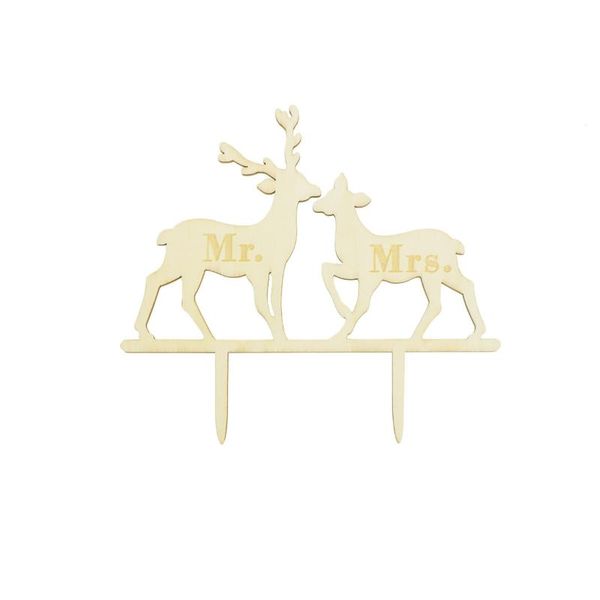 

other festive & party supplies cake er wood wedding decorations (wood colour)
