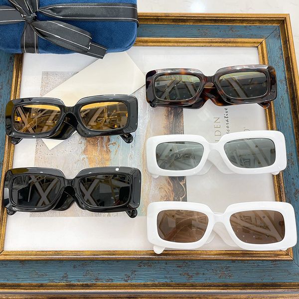 Designer Sonnenbrille Männer und Frauen Mode -Einkauf schwarzer Rahmen extra breite Spiegelbeine Fahren Urlaub Damen Brille G0811S UV400 Schutzgürteltierbox