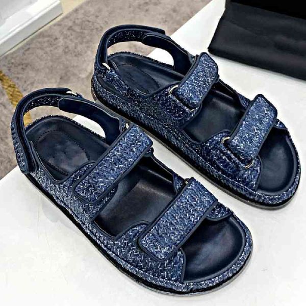 

hook-loop flat sandals woman summer casual beach outdoor shoes women fashion luxury sandalias new mujer woman shoes flat, Black