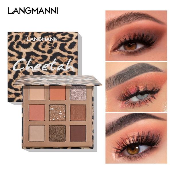 

eye shadow 9 colors eyeshadow palette charming matte glitter prowered set lasting waterproof easy color makeup cosmetic tslm1
