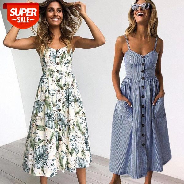 

women summer dress 2021 vintage bohemian floral tunic beach dress female off shoulder backless holiday straps sundress vestidos #bk2n, White;black
