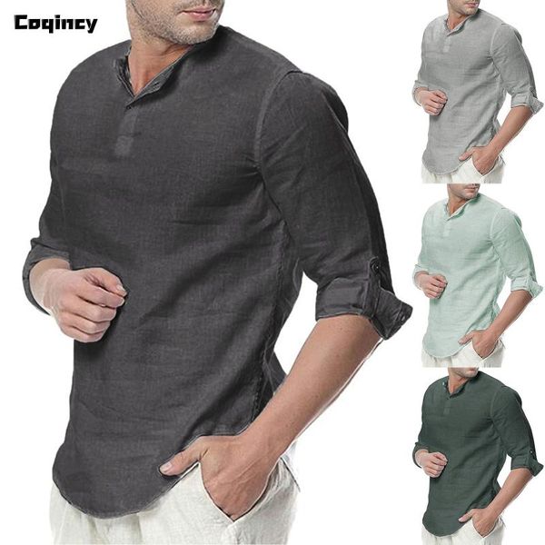 

men's casual shirts fashion work business round neck sleeve solid color collar shirt clothing blusa masculina chemise homme, White;black