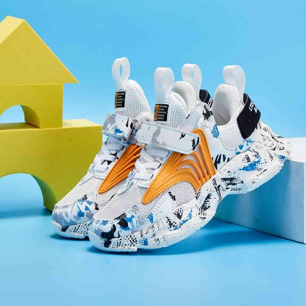 

spring sneakers kids sports shoes for boys children casual boy sneaker graffiti girls student shoes child anti-slippery, Black