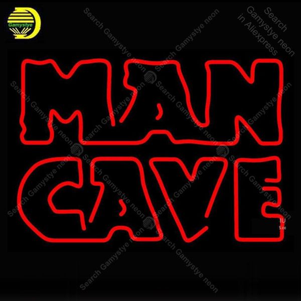 

other lighting bulbs & tubes neon sign for red man cave signs lamp real glass tube decor room wall club handcraft advertise beer bar