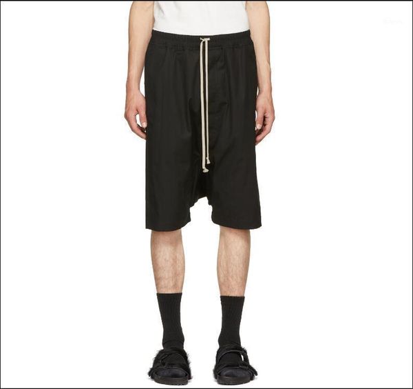 

27-46 2021 men's clothing gd hair stylist fashion street ankle length trousers tassel loose wide leg pants plus size costumes shorts, White;black