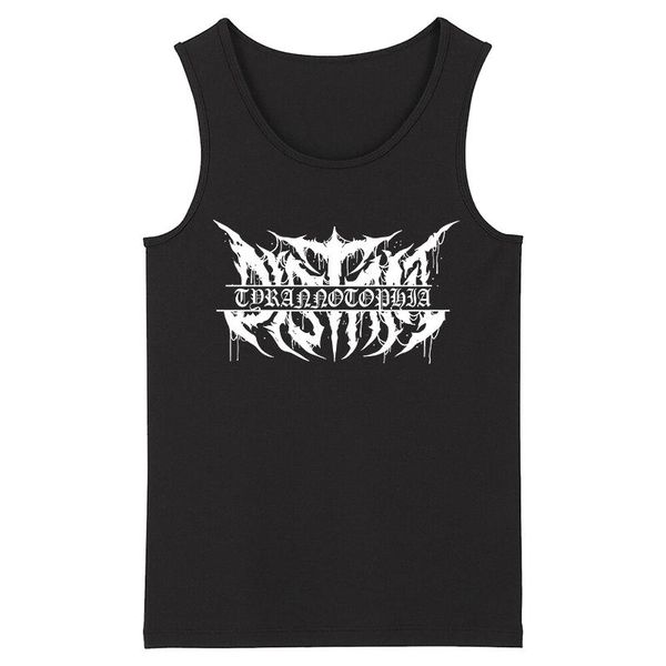 

men' tank bloodhoof distant band brutal death metal asian size, White;black