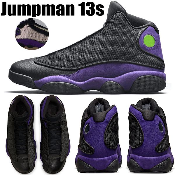 

13 13s basketball shoes mens court purple womens sneakers jumpman del sol trainers with keychain tag 5.5-13