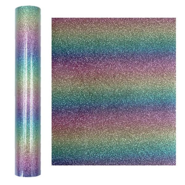

window stickers rainbow transfer paper glitter heat waterproof self-adhesive roll diy tape