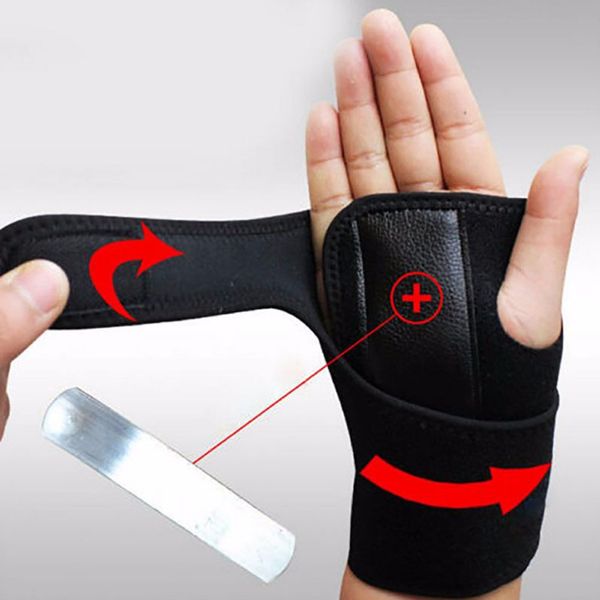 

removable adjustable wristband steel support carpal tunnel splint wrap protector for arthritis sprain m2