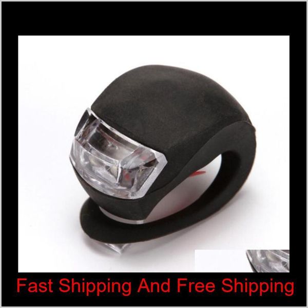 

sile bike bicycle cycling head front rear wheel led flash bicycle light lamp black/red include qylmgj hairclippers2011