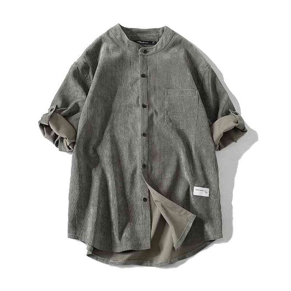 

men's casual shirts new single breasted slim fit short sleeve shirt business fashion solid color corduroy dress p5dc, White;black