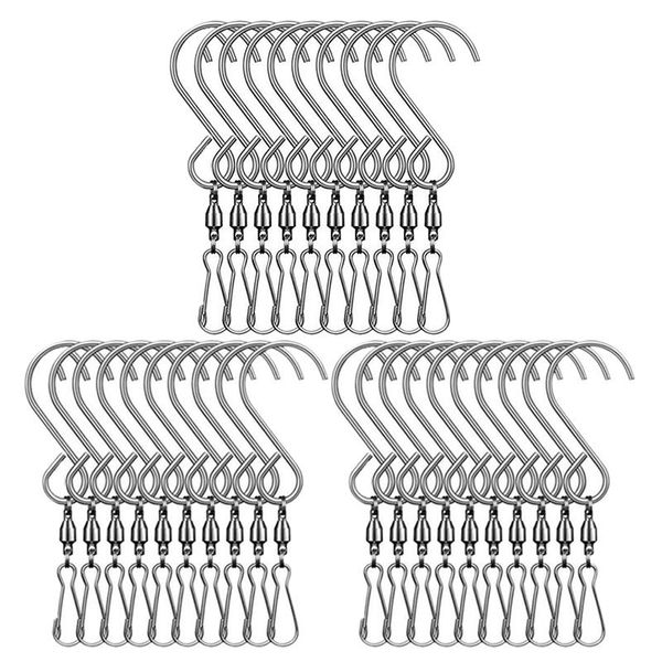 

hooks & rails swivel clip hanging stainless steel for wind spinners chimes crystal twisters party supply