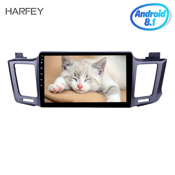 Android Car DVD GPS Navi Player с сенсорным экраном на 2013-2016 Toyota RAV4 10.1 