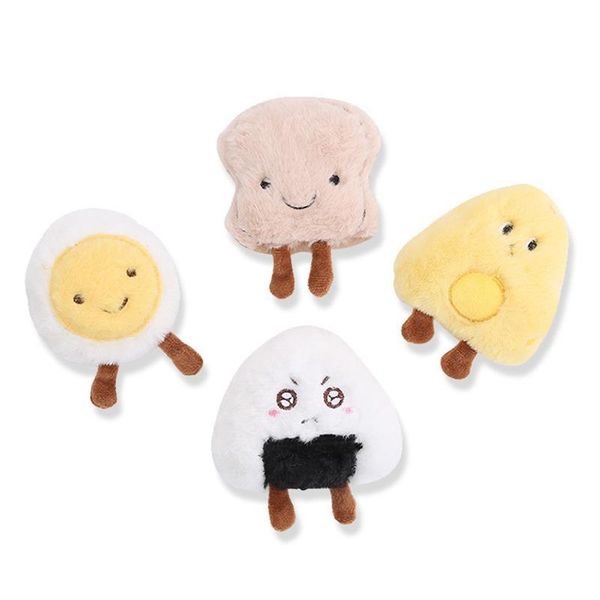 

cat toys food shaped for doys cats cute plush puppy teething toy dog bite kitten chewing pet squeaky supplies