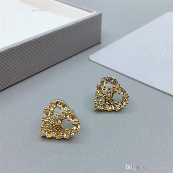 

the new designer 2021 ms stud earrings earring aretes orecchini high-end brands723, Silver