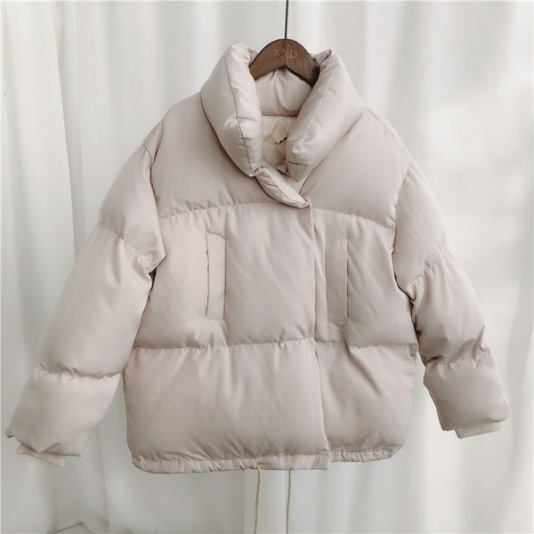 

2021 new full color cotton winter , loose cocoon jacket z9k1, Black