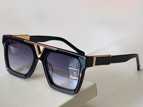 

summer sunglasses for men women style 1288 anti-ultraviolet retro plate square fullframe fashion eyeglasses random box, White;black