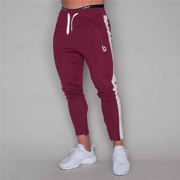 

men's pants 2021 men joggers casual fitness sportswear bottoms skinny sweatpants trousers black gyms jogger sweat