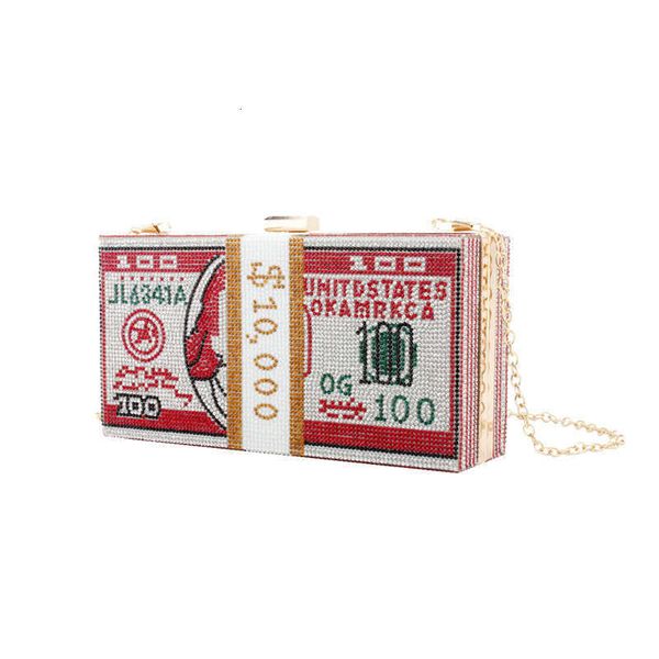 

shenglu hand dinner flash diamond small square us dollar bag