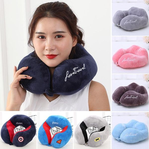 

pillow u-shaped travel neck cervical spine airplane car memory cartoon