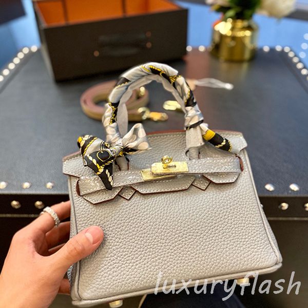 

20cm mini designers small handbags genuine leather handbag luxurys fashion lychee pattern crossbody bag cute shoulder bags golden hardware